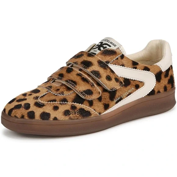 Sam Edelman Leopard Print Sneakers - Picture 3 of 9